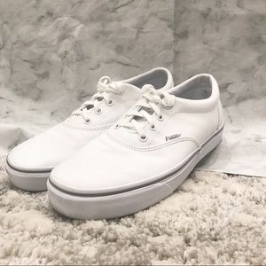 Vans Authentic White Canvas Skate 8.5